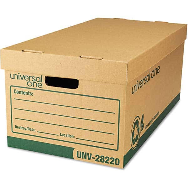 UNIVERSAL - Compartment Storage Boxes & Bins Type: Storage Box Color: Kraft/Green - Americas Industrial Supply