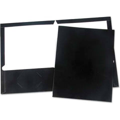 UNIVERSAL - File Folders, Expansion Folders & Hanging Files Folder/File Type: Pocket Folders Color: Black - Americas Industrial Supply
