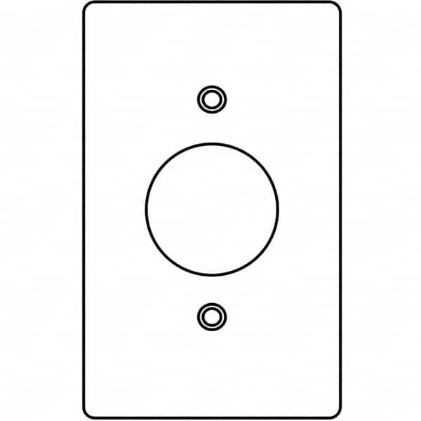 Hubbell Killark - Wall Plates Wall Plate Type: Outlet Wall Plates Color: Gray - Americas Industrial Supply