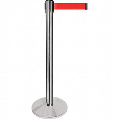 Tensator - Barrier Posts Type: Tensabarrier Post Post Color/Finish: Polished Chrome - Americas Industrial Supply
