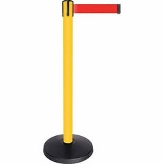 Tensator - Barrier Posts Type: Tensabarrier Post Post Color/Finish: Yellow - Americas Industrial Supply