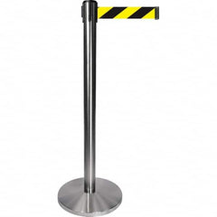 Tensator - Barrier Posts Type: Tensabarrier Post Post Color/Finish: Satin Chrome - Americas Industrial Supply