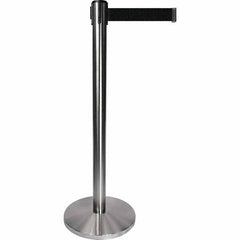 Tensator - Barrier Posts Type: Tensabarrier Post Post Color/Finish: Satin Chrome - Americas Industrial Supply