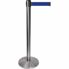 Tensator - Barrier Posts Type: Tensabarrier Post Post Color/Finish: Satin Chrome - Americas Industrial Supply