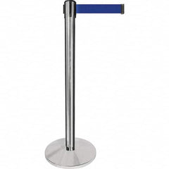 Tensator - Barrier Posts Type: Tensabarrier Post Post Color/Finish: Polished Chrome - Americas Industrial Supply