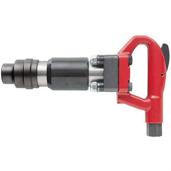 Chicago Pneumatic - 2,600 BPM, 1-1/8" Long Stroke, Air Chipping Hammer - Americas Industrial Supply