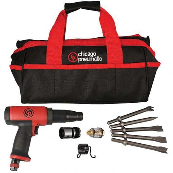 Chicago Pneumatic - 2,500 BPM, 3-1/2" Long Stroke, Air Chipping Hammer - Americas Industrial Supply