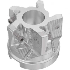 Indexable Square-Shoulder Face Mill:  R220.64-0050-ZO16-5A,  22.0000″ Arbor Hole Dia, Uses  5,  ZOMX16 Inserts,  Through Coolant,  Series  R220.64