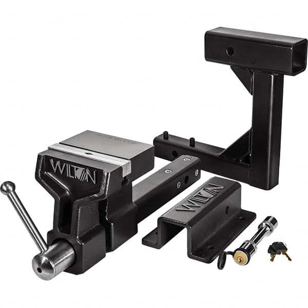 Wilton - 6" Jaw Width x 5-3/4" Jaw Opening, 5" Throat Depth, Bench & Pipe Combination Vise - Americas Industrial Supply