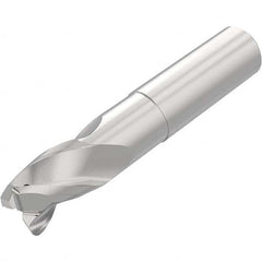 Niagara Cutter - 1/2" Diam 3 Flute Solid Carbide 0.06" Corner Radius End Mill - Americas Industrial Supply
