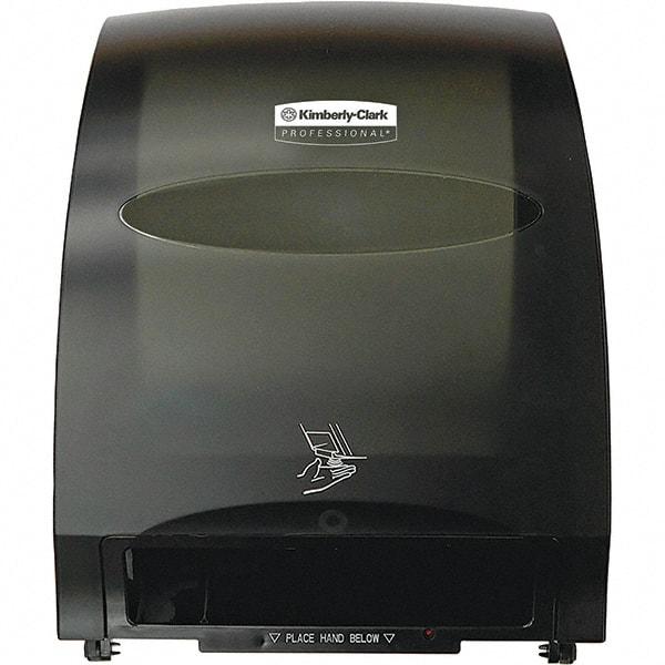 Kimberly-Clark Professional - Hands Free, Metal/Plastic Paper Towel Dispenser - 15.76" High x 12.7" Wide x 9.572" Deep, 1 Roll, Smoke (Color) - Americas Industrial Supply
