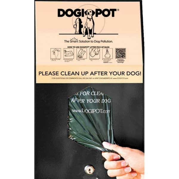 DOGIPOT - Pet Waste Stations Mount Type: Post, Pole or Wall Overall Height Range (Feet): 4' - 8' - Americas Industrial Supply