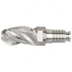 Kennametal - Ball End Mill Heads Mill Diameter (Inch): 5/8 Mill Diameter (Decimal Inch): 0.6250 - Americas Industrial Supply