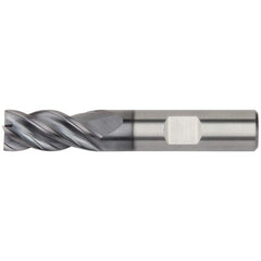 Kennametal - 3/8", 1-1/2" LOC, 3/8" Shank Diam, 4" OAL, 4 Flute, Solid Carbide Square End Mill - Americas Industrial Supply