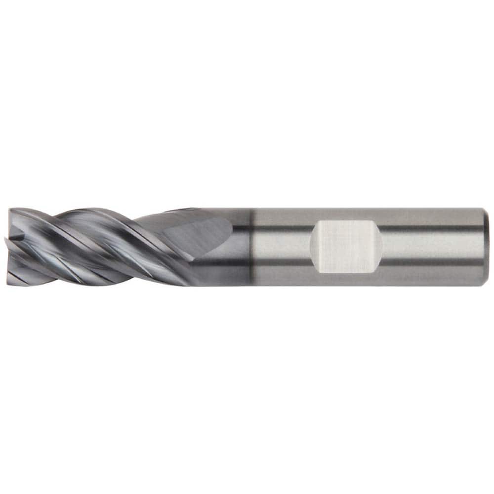 Kennametal - 5/8" Diam 4 Flute Solid Carbide 0.02" Chamfer Width Corner Chamfer End Mill - Americas Industrial Supply