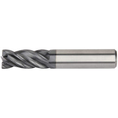 Kennametal - 9/32", 5/8" LOC, 5/16" Shank Diam, 2-1/2" OAL, 4 Flute, Solid Carbide Square End Mill - Americas Industrial Supply