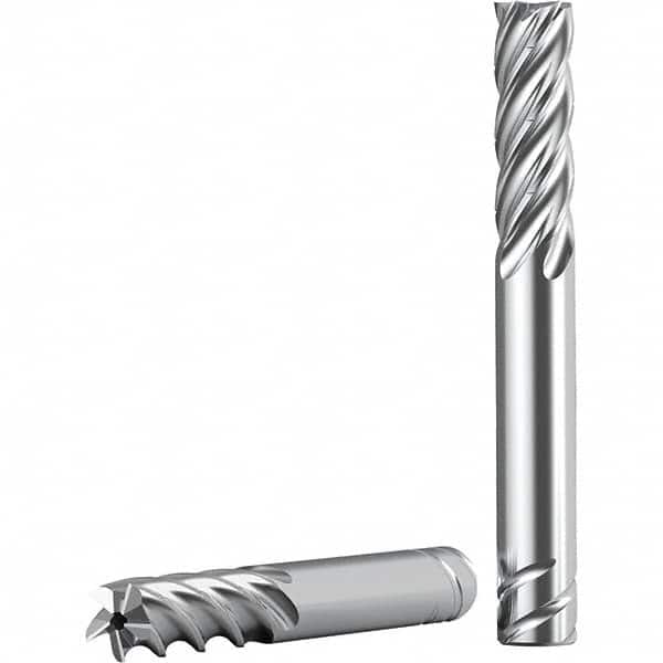 Kennametal - 1/2", 1-1/2" LOC, 1/2" Shank Diam, 3-1/2" OAL, 5 Flute, Solid Carbide Square End Mill - Americas Industrial Supply