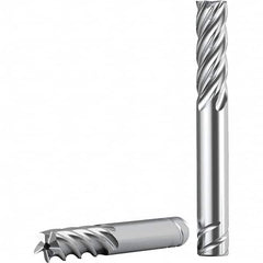 Kennametal - 1/2", 1-1/2" LOC, 1/2" Shank Diam, 3-1/2" OAL, 5 Flute, Solid Carbide Square End Mill - Americas Industrial Supply