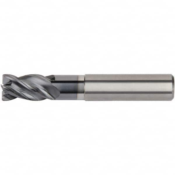 Kennametal - 25mm Diam 4 Flute Solid Carbide 0.5mm Corner Radius End Mill - Americas Industrial Supply