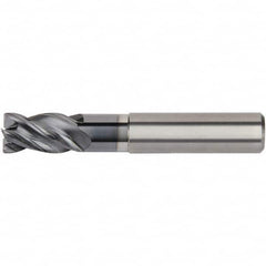 Kennametal - 25mm Diam 4 Flute Solid Carbide 0.5mm Corner Radius End Mill - Americas Industrial Supply