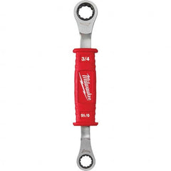 Milwaukee Tool - Combination Wrenches Type: Combination Wrench Tool Type: Ratcheting; Reversible Ratcheting - Americas Industrial Supply