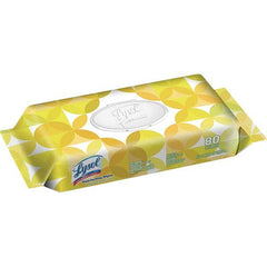 Lysol - 6-3/4" x 8-1/2" Disinfecting Flax Cloth Wipes - Americas Industrial Supply