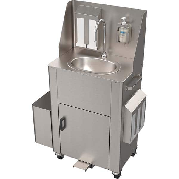 Acorn Engineering - Wash Fountain Accessories Type: Splash Guard w/Towel&Soap Dispensers For Use With: PS1000 Series Portable Sink - Americas Industrial Supply