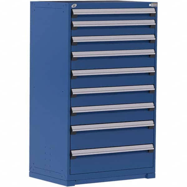 Rousseau Metal - Modular Storage Cabinets Number of Drawers: 9.000 Height (Inch): 60 - Americas Industrial Supply