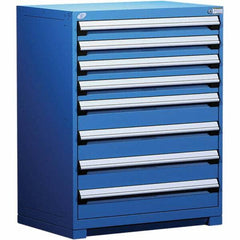 Rousseau Metal - Modular Storage Cabinets Number of Drawers: 8.000 Height (Inch): 46 - Americas Industrial Supply