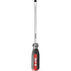 Milwaukee Tool - Slotted Screwdrivers; Tool Type: Slotted ; Overall Length Range: 10" and Longer ; Handle Style: Ergonomic Cushioned Grip ; Blade Width (Inch): 3/8 ; Overall Length (Inch): 13 ; Shank Type: Straight - Exact Industrial Supply