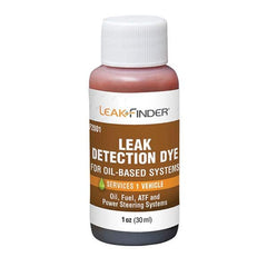 Leak Finder - Automotive Leak Detection Dyes Applications: Engine Oil; Transmission Fluid; Fuel Container Size: 1 oz. - Americas Industrial Supply