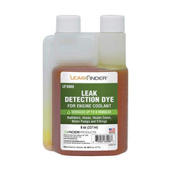 Leak Finder - Automotive Leak Detection Dyes Applications: Coolant Container Size: 8 oz. - Americas Industrial Supply