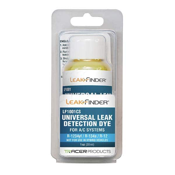 Leak Finder - Automotive Leak Detection Dyes Applications: Refrigeration Container Size: 1 oz. - Americas Industrial Supply