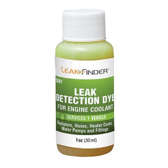 Leak Finder - Automotive Leak Detection Dyes Applications: Coolant Container Size: 1 oz. - Americas Industrial Supply