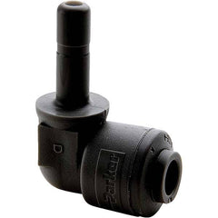 Parker - Plastic Push-To-Connect Tube Fittings Type: Plug-In Elbow Tube Outside Diameter (Inch): 3/8 - Americas Industrial Supply