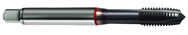 M2.6x0.45 6H 3-Flute Cobalt Red Ring Spiral Point Plug Tap-TiCN - Americas Industrial Supply