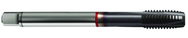 M18x2.5 6H 4-Flute Cobalt Red Ring Spiral Point Plug Tap-TiCN - Americas Industrial Supply