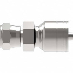 Eaton - Hydraulic Hose Fittings & Couplings Type: Female JIS 30 Flare Swivel Straight Hose Diameter: 1/4 (Inch) - Americas Industrial Supply