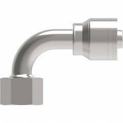 Eaton - Hydraulic Hose Fittings & Couplings Type: Female Swivel DIN 24 Seat 90 Light Hose Diameter: 19/32 (Inch) - Americas Industrial Supply