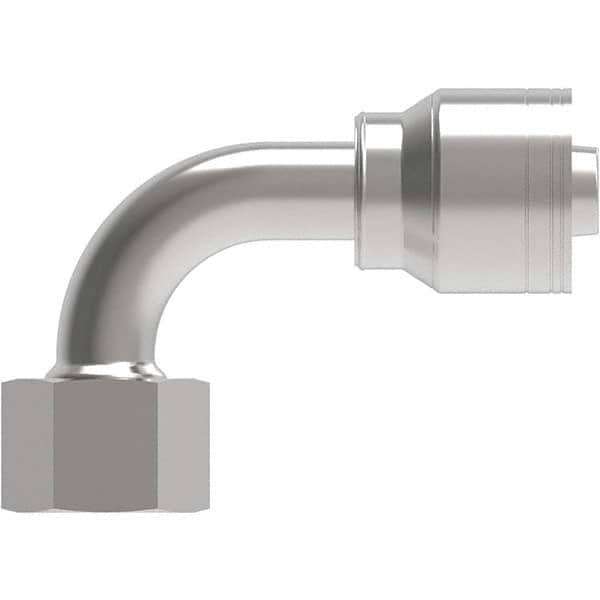 Eaton - Hydraulic Hose Fittings & Couplings Type: Female Swivel DIN 24 Seat 90 Light Hose Diameter: 15/32 (Inch) - Americas Industrial Supply