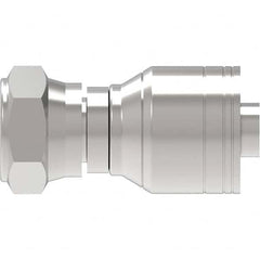 Eaton - Hydraulic Hose Fittings & Couplings Type: BSPP 60 Cone Female Swivel Straight Hose Diameter: 1/2 (Inch) - Americas Industrial Supply