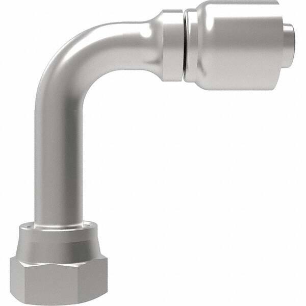 Eaton - Hydraulic Hose Fittings & Couplings Type: Female SAE 45 Degree Swivel, 90 Degree Elbow Hose Diameter: 5/8 (Inch) - Americas Industrial Supply