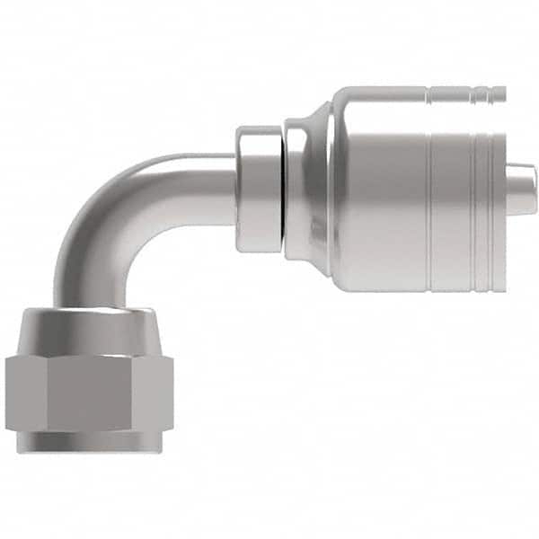 Eaton - Hydraulic Hose Fittings & Couplings Type: Female JIC Swivel, 90 Degree Elbow Hose Diameter: 1/2 (Inch) - Americas Industrial Supply