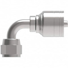 Eaton - Hydraulic Hose Fittings & Couplings Type: Female JIC Swivel, 90 Degree Elbow Hose Diameter: 1-5/8 (Inch) - Americas Industrial Supply