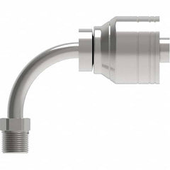 Eaton - Hydraulic Hose Fittings & Couplings Type: Inverted Male Swivel 90 Elbow Hose Diameter: 5/8 (Inch) - Americas Industrial Supply