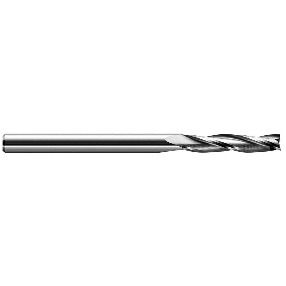 Harvey Tool - Square End Mills; Mill Diameter (Inch): 1/16 ; Mill Diameter (Decimal Inch): 0.0620 ; Length of Cut (Inch): 5/8 ; Length of Cut (Decimal Inch): 0.6250 ; Material: Solid Carbide ; Finish/Coating: Uncoated - Exact Industrial Supply