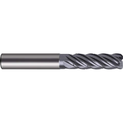 Guhring - 12mm Diam 5 Flute Carbide 1.5mm Corner Radius End Mill - Americas Industrial Supply