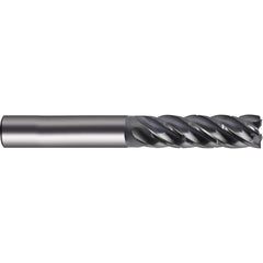 Guhring - 1" Diam 5 Flute Carbide 0.017mm Chamfer Width End Mill - Americas Industrial Supply