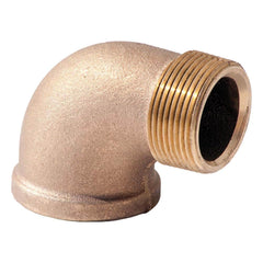 Merit Brass - Brass & Chrome Pipe Fittings Type: 90 Degree Street Elbow Fitting Size: 3/4 - Americas Industrial Supply