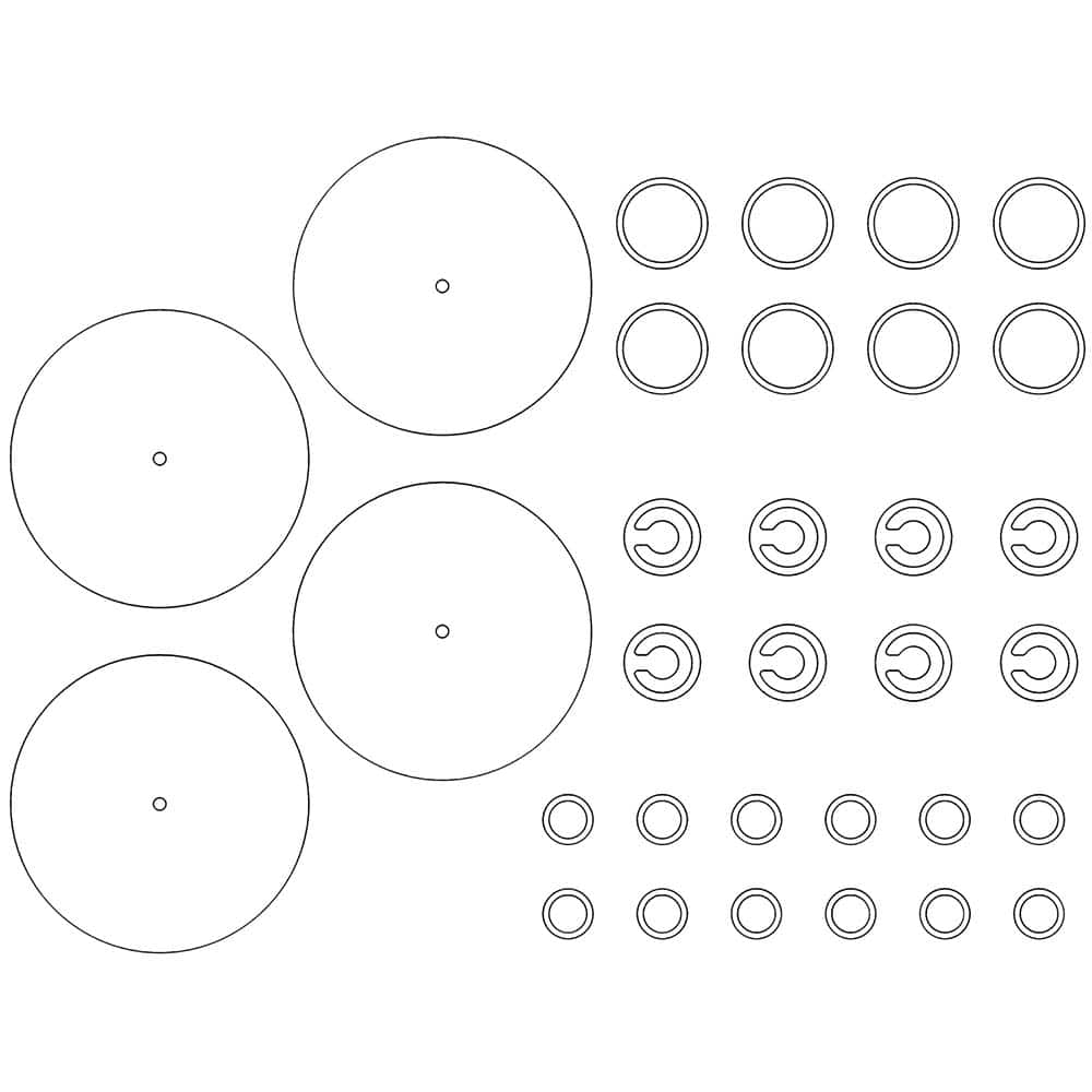 Welch - Air Compressor & Vacuum Pump Accessories; Type: Service Kit ; For Use With: MPC 601TP - Exact Industrial Supply